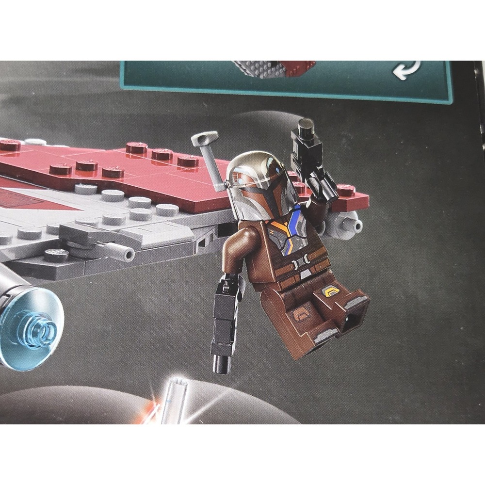LEGO Star Wars Ahsoka Tano's T-6 Jedi Shuttle 75362 Complete Set 599 Pieces - Picture 11 of 12